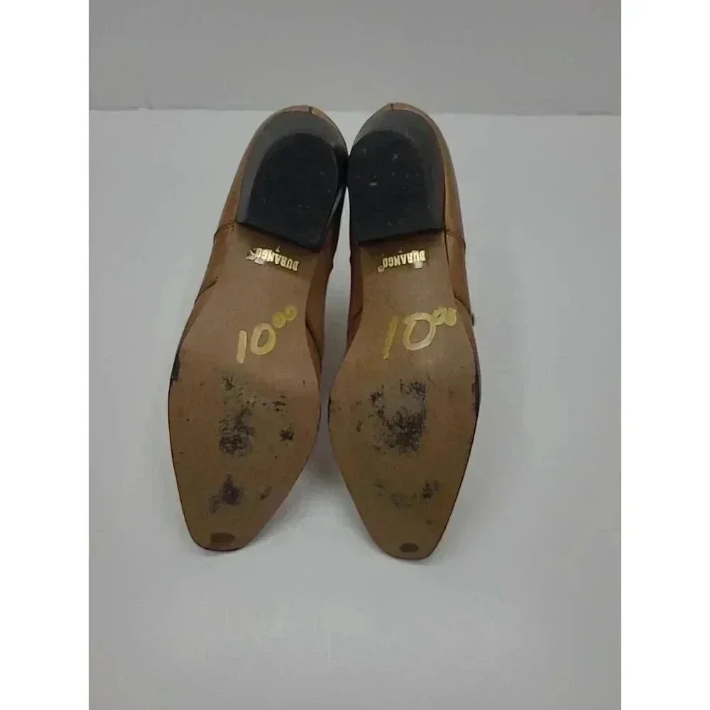 Durango Oxford Kiltie Lace Up Boots Women's Size 7 M Tan Vintage 90's *Flaws - Picture 7 of 10